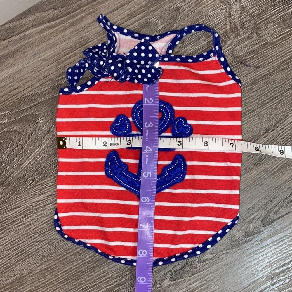 Nautical Sailor Dog Dress - Picture 5 of 6